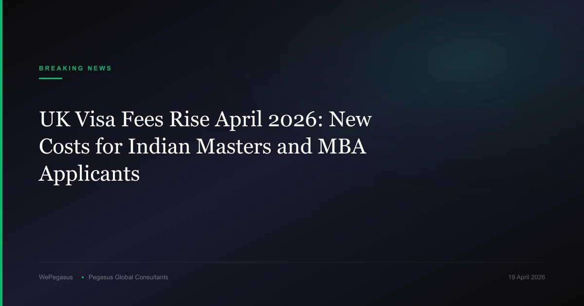 UK Visa Fees Rise April 2026: New Cost Math for Indian Masters and MBA Applicants